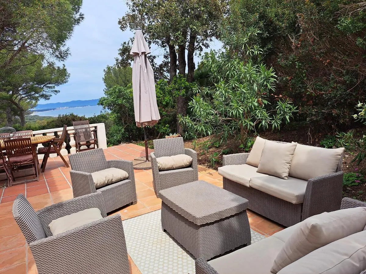 Bastide Presqu Ile De Giens Superbe Vue Mer Piscine Hyères 0*,